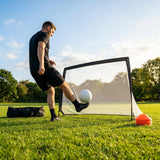 Replacement goal nets made from 5-ply knotless polyester in various sizes