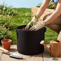 Fabric grow bags in various sizes for versatile gardening