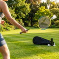 Badminton Racket Set with shuttlecocks and carry bag for club and school use