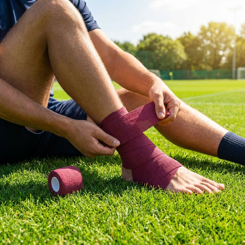 Cohesive Bandage Tape – Multi Sizes/Colours – Latex-based, Sweat-resistant – Sports & Injury Support