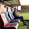 Luxury stadium seats with customisable marine vinyl and rustproof steel frame