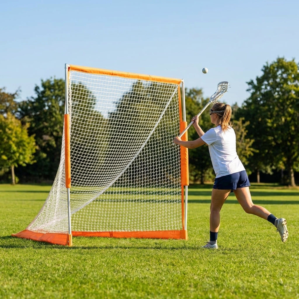 Replacement goal nets made from 5-ply knotless polyester in various sizes