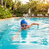Kids' swimming goggles in vibrant colours with anti-fog and UV protection