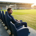 Luxury stadium seats with customisable marine vinyl and rustproof steel frame