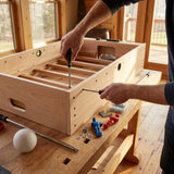 Table football spare parts, including legs and rods