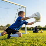 Professional goalkeeper gloves in various sizes and colours