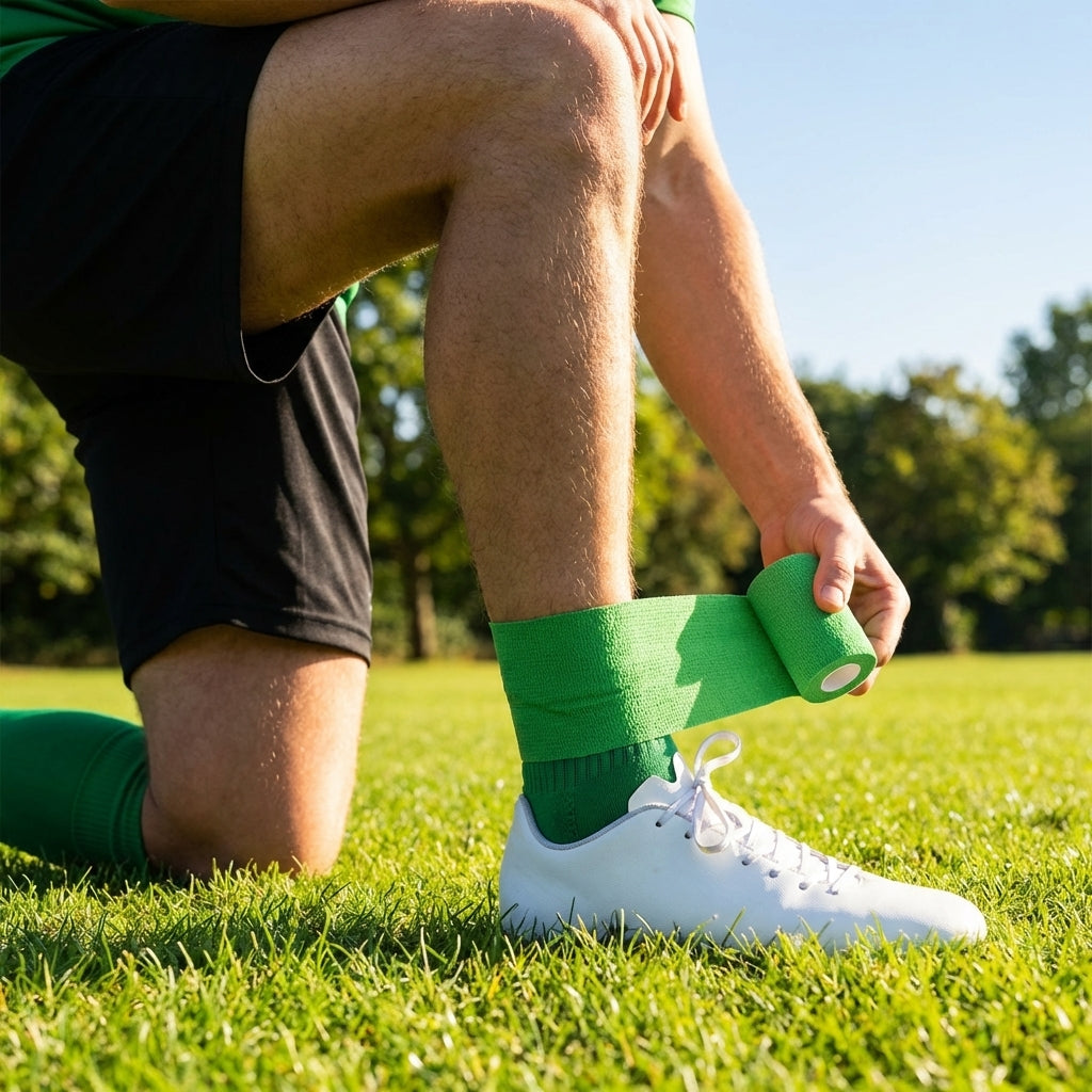 Cohesive Bandage Tape – Multi Sizes/Colours – Latex-based, Sweat-resistant – Sports & Injury Support