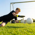 Professional goalkeeper gloves in various sizes and colours