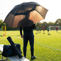 Sports umbrella with 60-inch canopy made from durable pongee fabric
