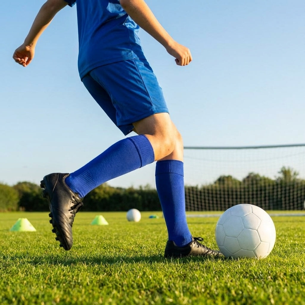 Knee-high football socks in multiple colours, ideal for sports use