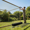Black bird netting with 48mm mesh for pigeon and pheasant control