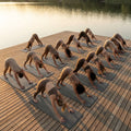 PVC Yoga Mat with textured foam for yoga and Pilates
