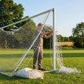 Replacement football goal nets for Alu110 goals, various sizes in white