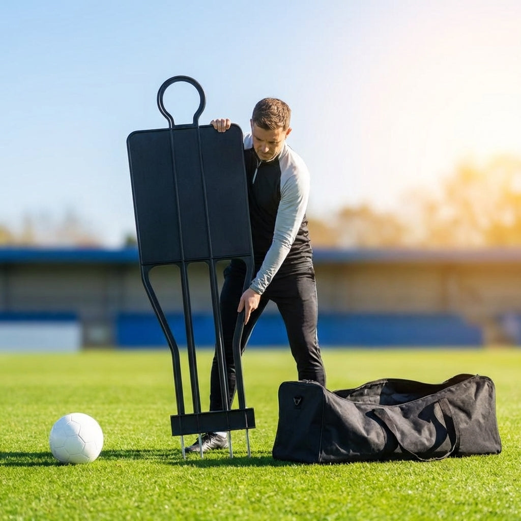 6ft football mannequin made from premium nylon, used for training - product detail