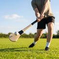 Ash Hurling Stick with custom grip colours, ideal for indoor and outdoor sports