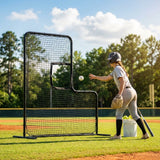 Replacement softball screen net for indoor and outdoor use