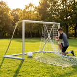 Replacement football goal nets for Alu110 goals, various sizes in white
