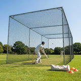 Cricket nets made from HDPE, available in various sizes for indoor and outdoor use