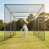 Cricket nets made from HDPE, available in various sizes for indoor and outdoor use