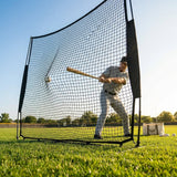 Custom baseball nets made from HDPP material in black