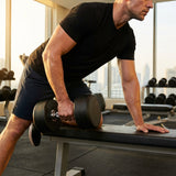 Urethane dumbbells with steel core, ideal for gyms
