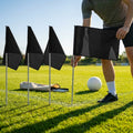 Customisable football corner flags in various colours and weatherproof design