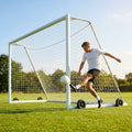 16x6ft aluminium football goal for youth matches