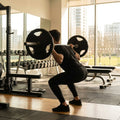 Olympic weight plates with PU coating, various weights