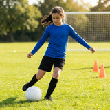 Junior girls' base layer long sleeve top in various colours