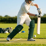 Colourful cricket batting pads in cotton and cane for short-form cricket