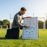 Double-sided coaching board with aluminium frame and accessories