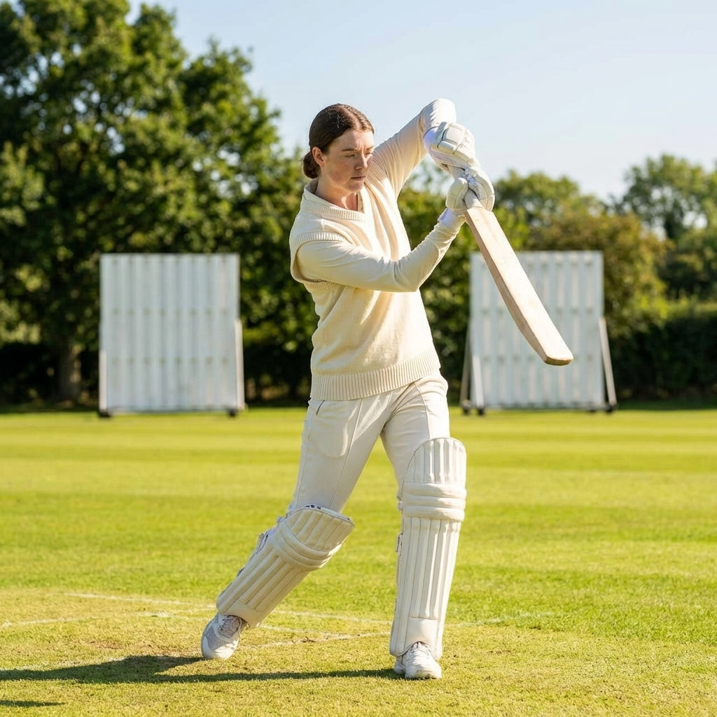 Women's Cricket Whites featuring 100% polyester for elite performance
