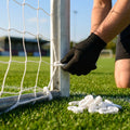White net clips for sports net attachment