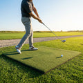 Golf Hitting Mat with Artificial Turf and EVA Foam Base