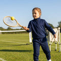 Junior tracksuit top in polyester for indoor and outdoor use