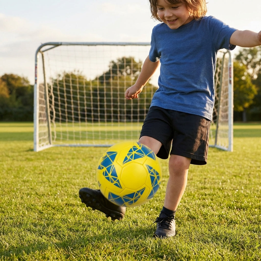 Club football in multiple colours and sizes for multi-surface use