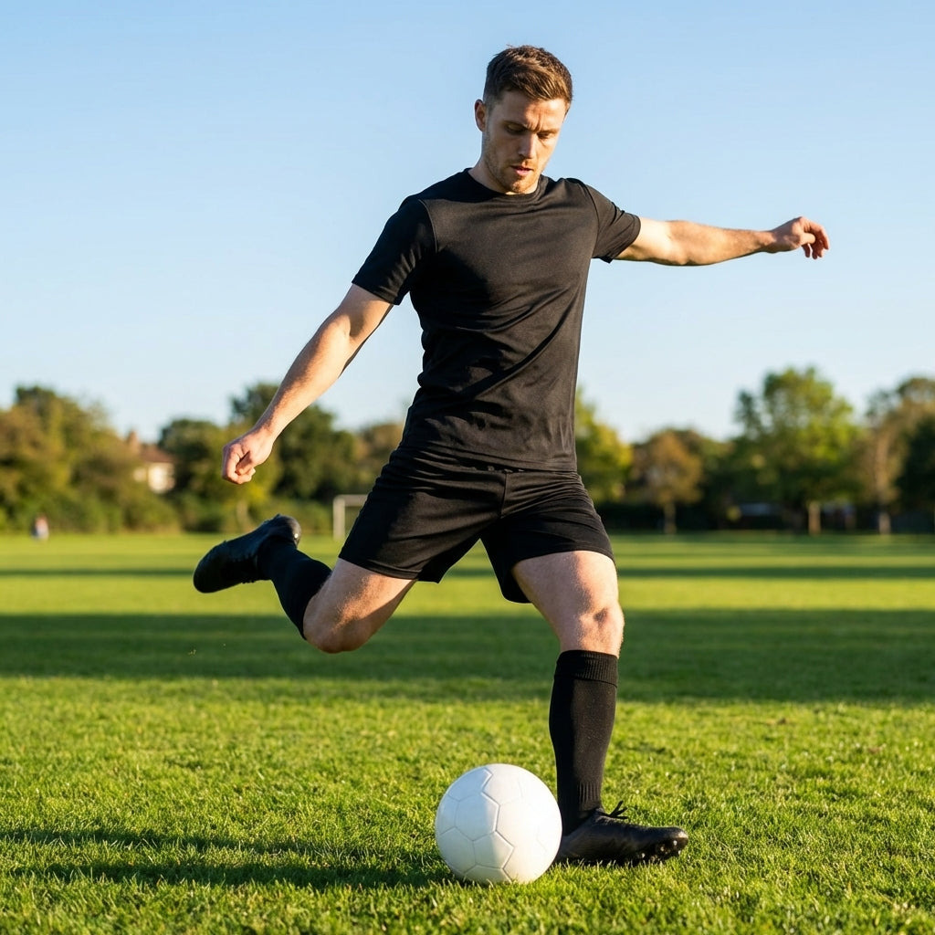 Football shorts in various colours made from polyester, ideal for sports
