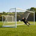 21ft x 7ft reinforced aluminium football goal