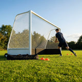 Replacement goal nets made from 5-ply knotless polyester in various sizes
