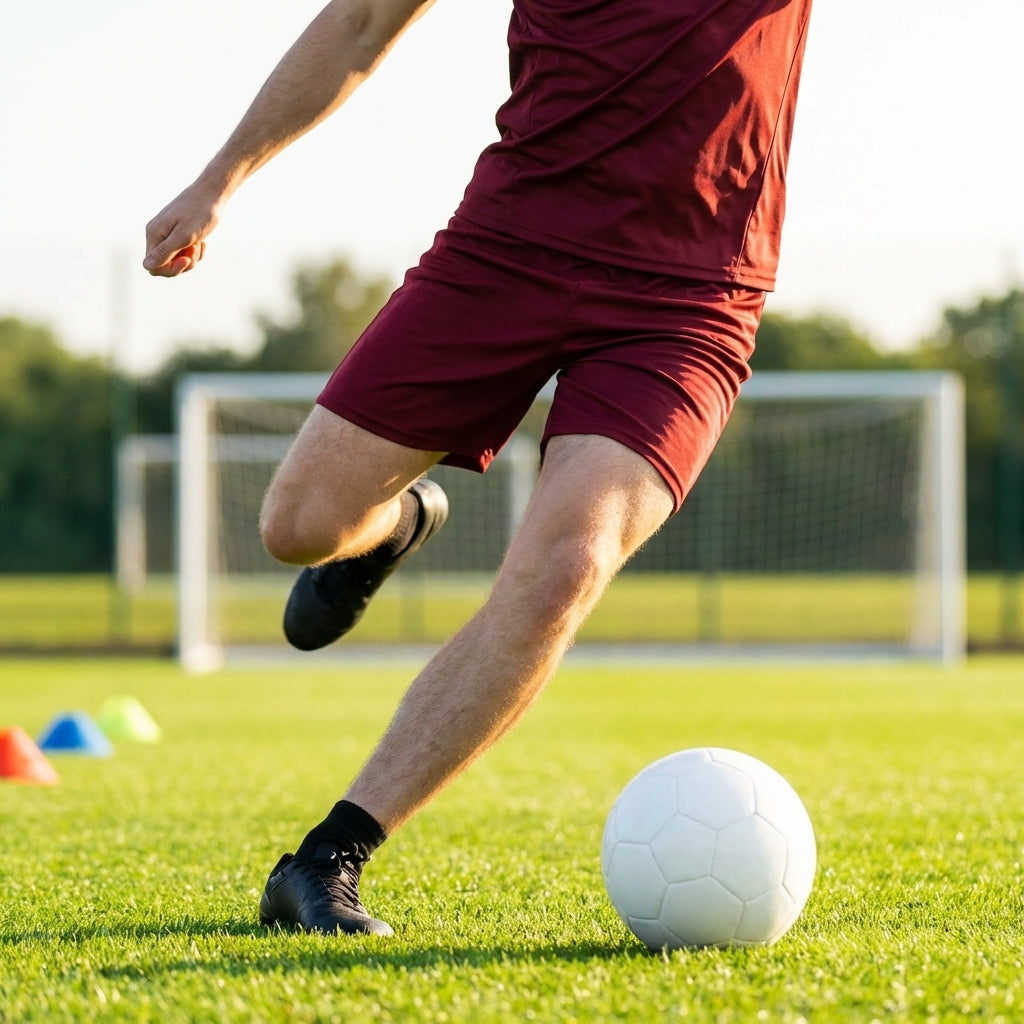 Football shorts in various colours made from polyester, ideal for sports