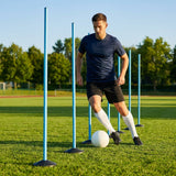 Slalom training poles in vibrant colours for agility training