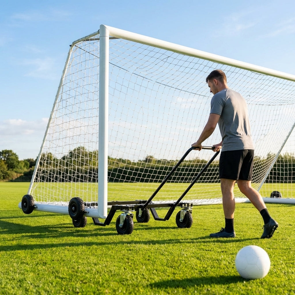 Steel Goal Trolley for sports equipment transport