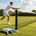 33ft singles tennis net with durable HDPE construction for home and school courts