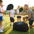 Tennis racket and bag set with aluminium rackets for coaches and players