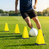 Training cones for sports practice, durable 12-inch cones