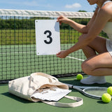 A4 PVC number plates for sports pitches and courts
