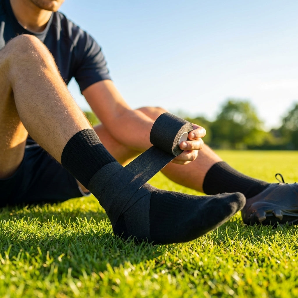 Zinc Oxide Sports Tape – Multiple Sizes/Colours – Cotton with Strong Adhesive – Athletic Support