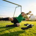 Knee-high football socks for goalkeepers