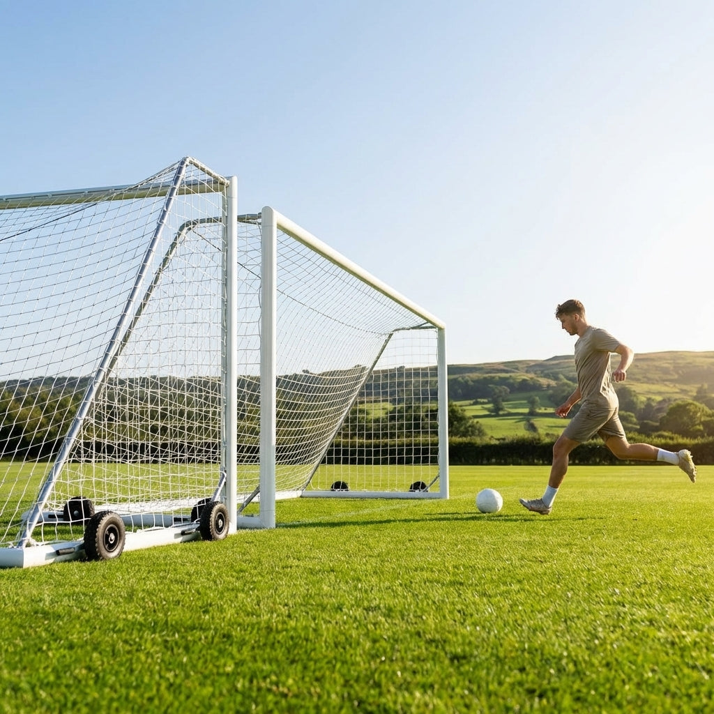 Freestanding Futsal Football Goal 3m x 2m Aluminium