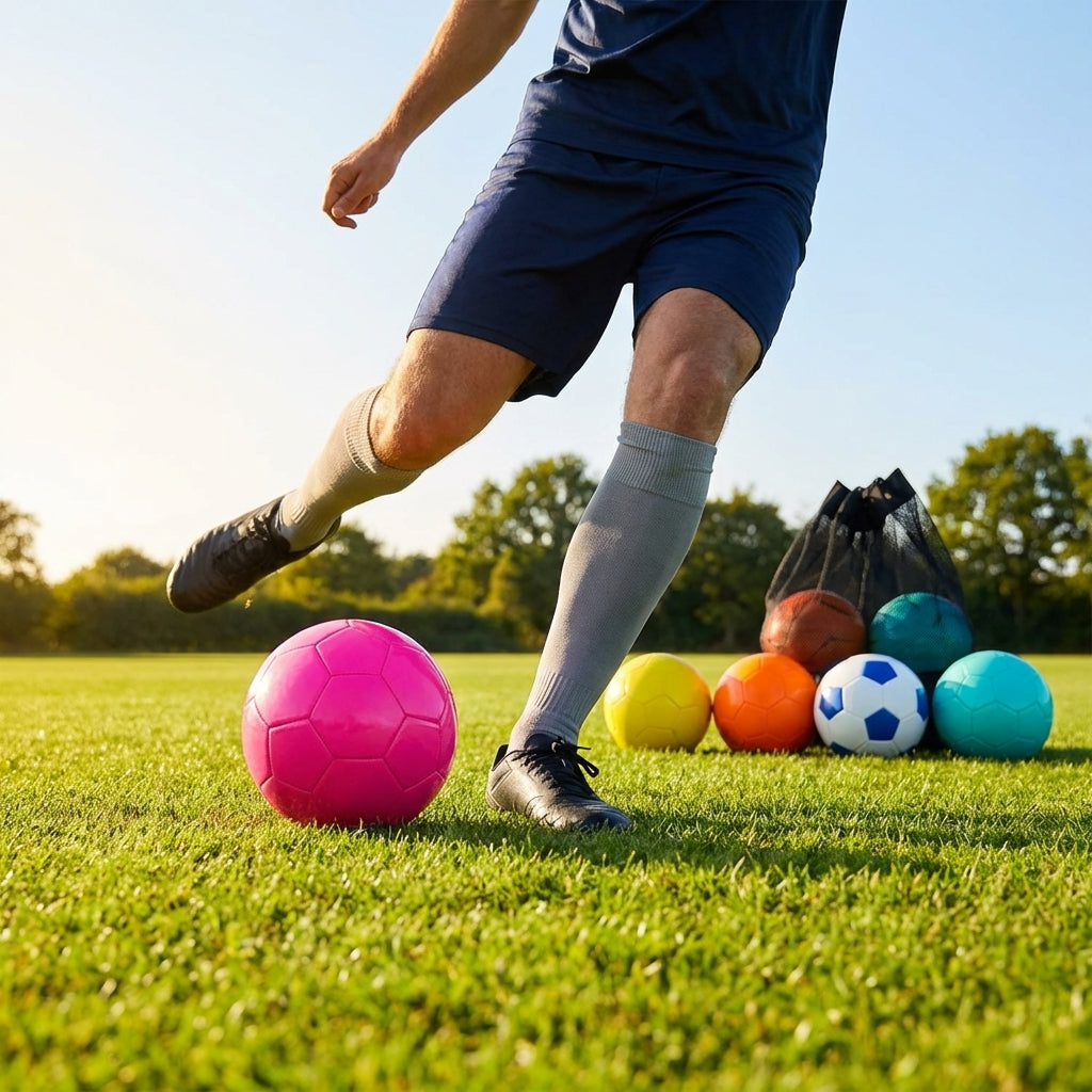 Training Footballs in Various Colours and Sizes with Durable TPU